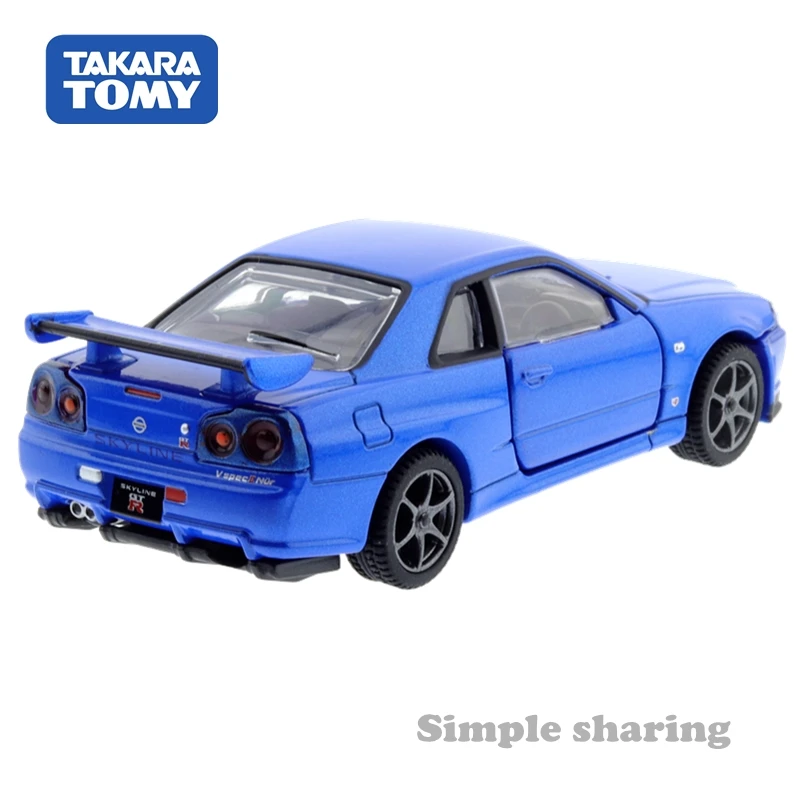 Tomica Premium RS Nissan Skyline Gtr V Spec Scale 1:43 спортивный автомобиль Takara TOMY Roadster Литые
