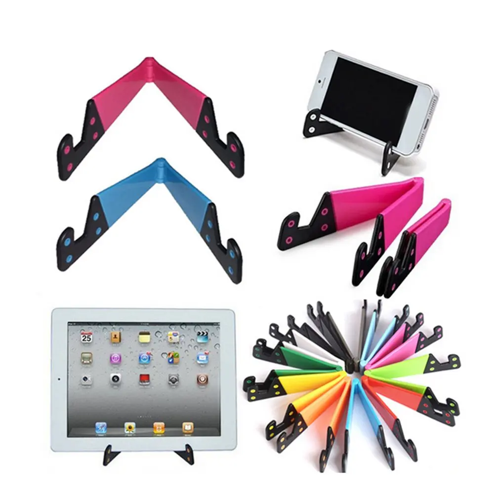 Универсальная настольная Складная V-образная подставка мобильный телефон