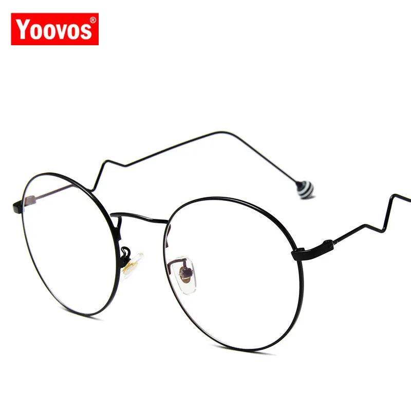 

Yoovos 2021 для женщин, круглые очки Классическая оправа для очков Роскошные винтажные очки, фирменный дизайн, высокое качество Gafas De Mujer; Большие ...