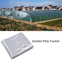 garden poly tunnel greenhouse cover plants metal frame protector roof panels foil hothouse greenhouse plastic film without shelf