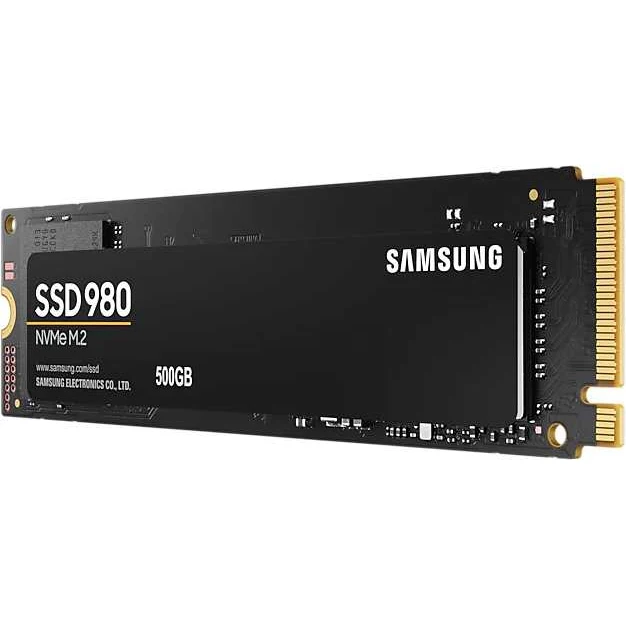 SSD накопитель SAMSUNG 980 MZ-V8V500BW 500ГБ M.2 2280 PCI-E x4 NVMe | Компьютеры и офис