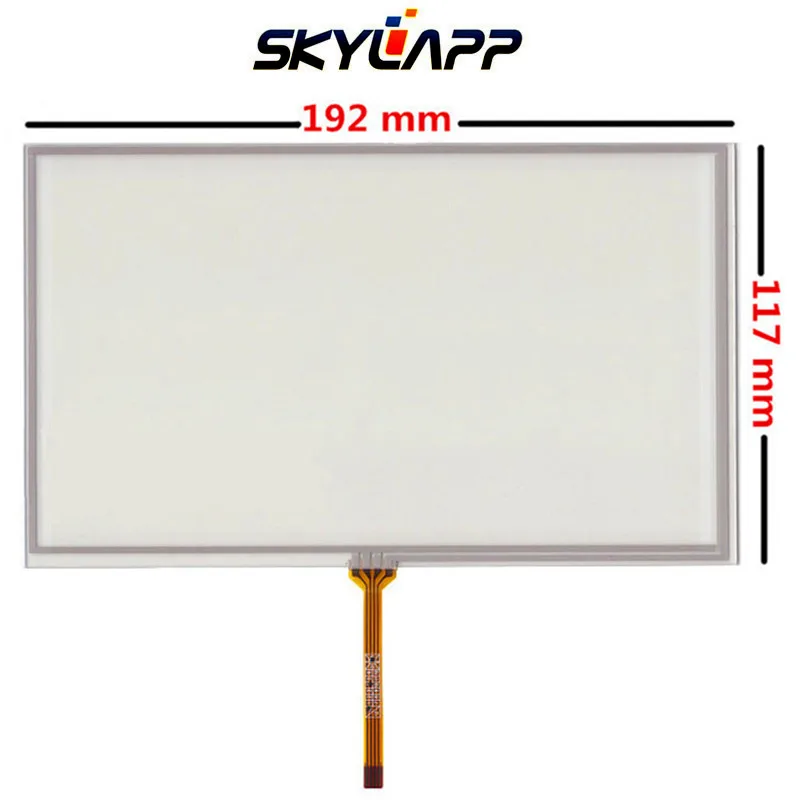 

New 8''Inch TouchScreen 192mm*117mm AT080TN64 AT080TN03 V.2 HSD080IDW1 Resistance Handwritten Touch Panel Screen Glass Digitizer