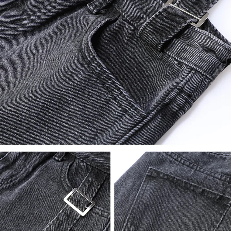 

#0668 2021 Summer Women's Shorts Black Short Jeans Tassels Sexy Mini Hot Shorts Female Loose Cotton Streetwear Short Jeans Femme