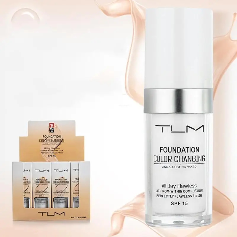 Волшебный меняющий цвет тональный крем TLM супер тонус кожи | Красота и здоровье