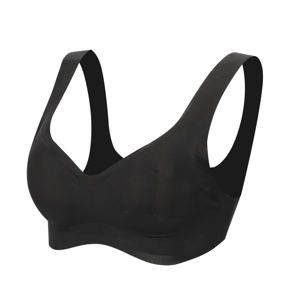 3 Pcs Sports bra top crop for fitness gym women female underwear sportswear equipment push up brassiere large size pad | Спорт и