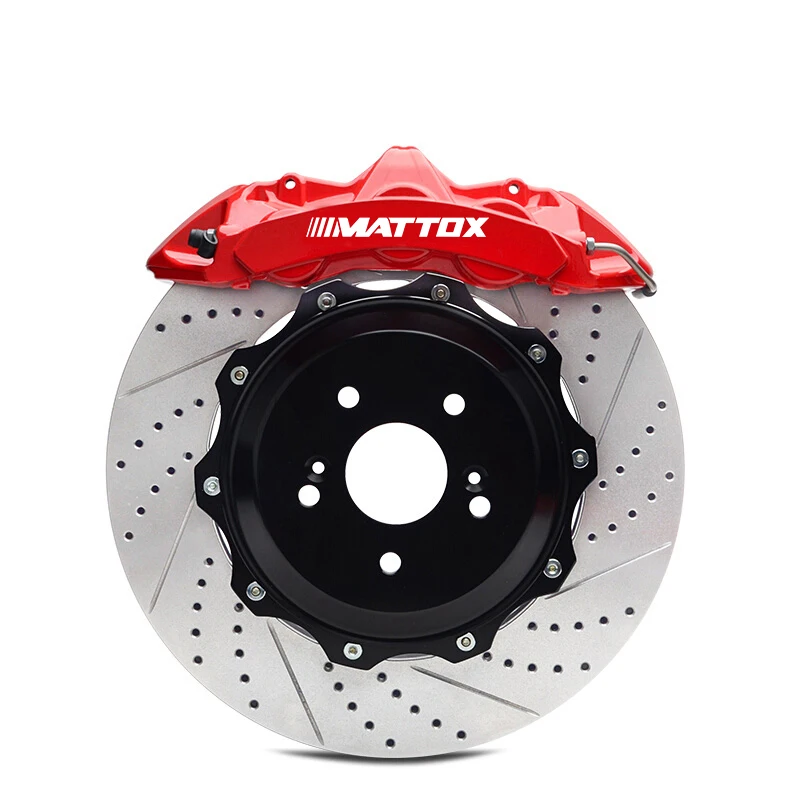 Mattox Racing Brake Kit Upgrading 6POT PISTONS Caliper 378*34mm Rotor for Audi TT RS(8J) 2009 Front 9inch | Автомобили и