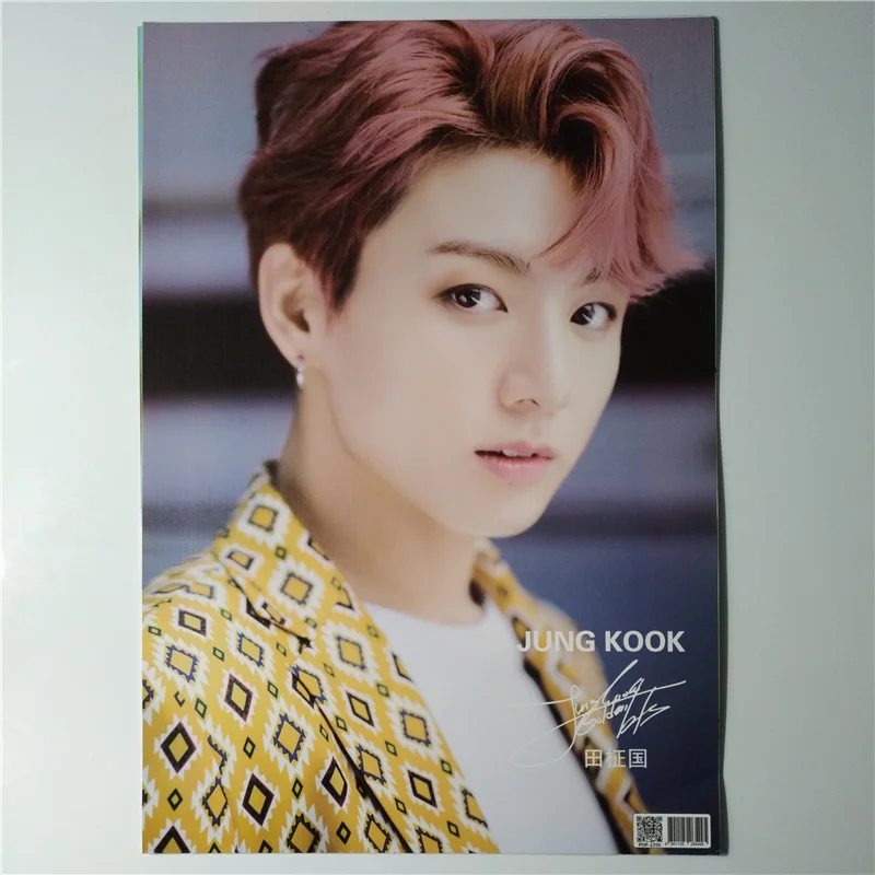 8*(42x29 см) Новые Bangtan Boys Jung Kook плакаты настенные наклейки подарок
