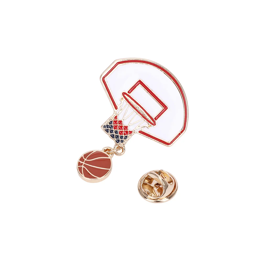 Новые заколки и броши эмалированные для баскетбола любителей эмалевые значки
