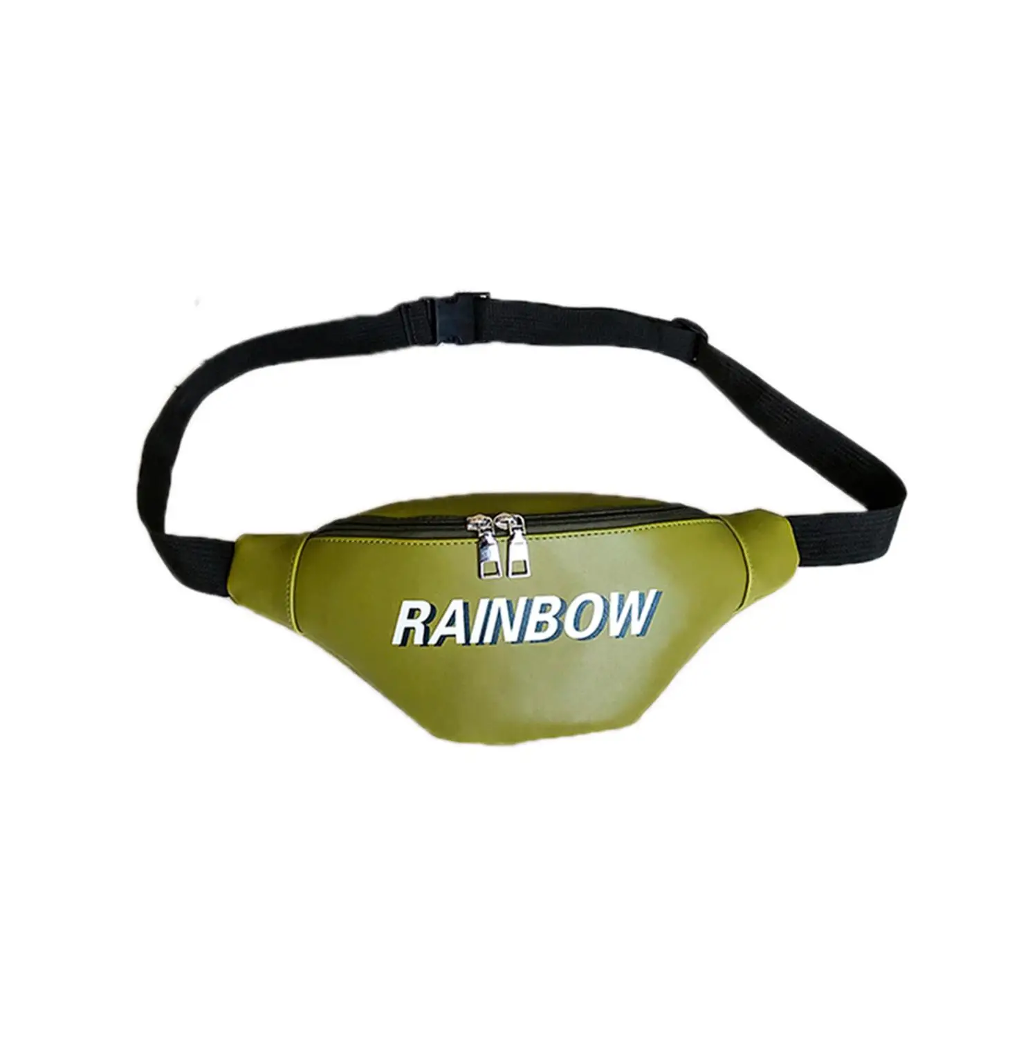 Женская сумка через плечо нагрудная с карманом уличная Косметическая кожаная на