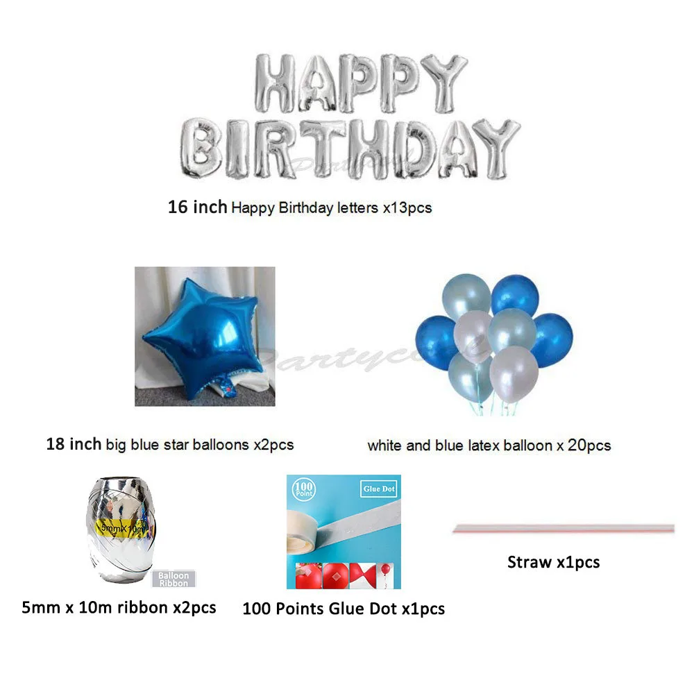 16 дюймов фольга для дня рождения Воздушные Шары Баннер Сладкие вечерние