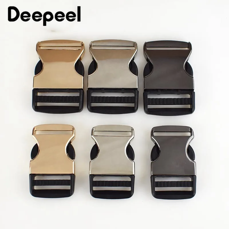 

2pcs Backpack Buckles Outdoor Paracord Bracelet Dog Collar Webbing Release Metal Buckle Safety Clasp DIY Sewing AccessoriesKY526