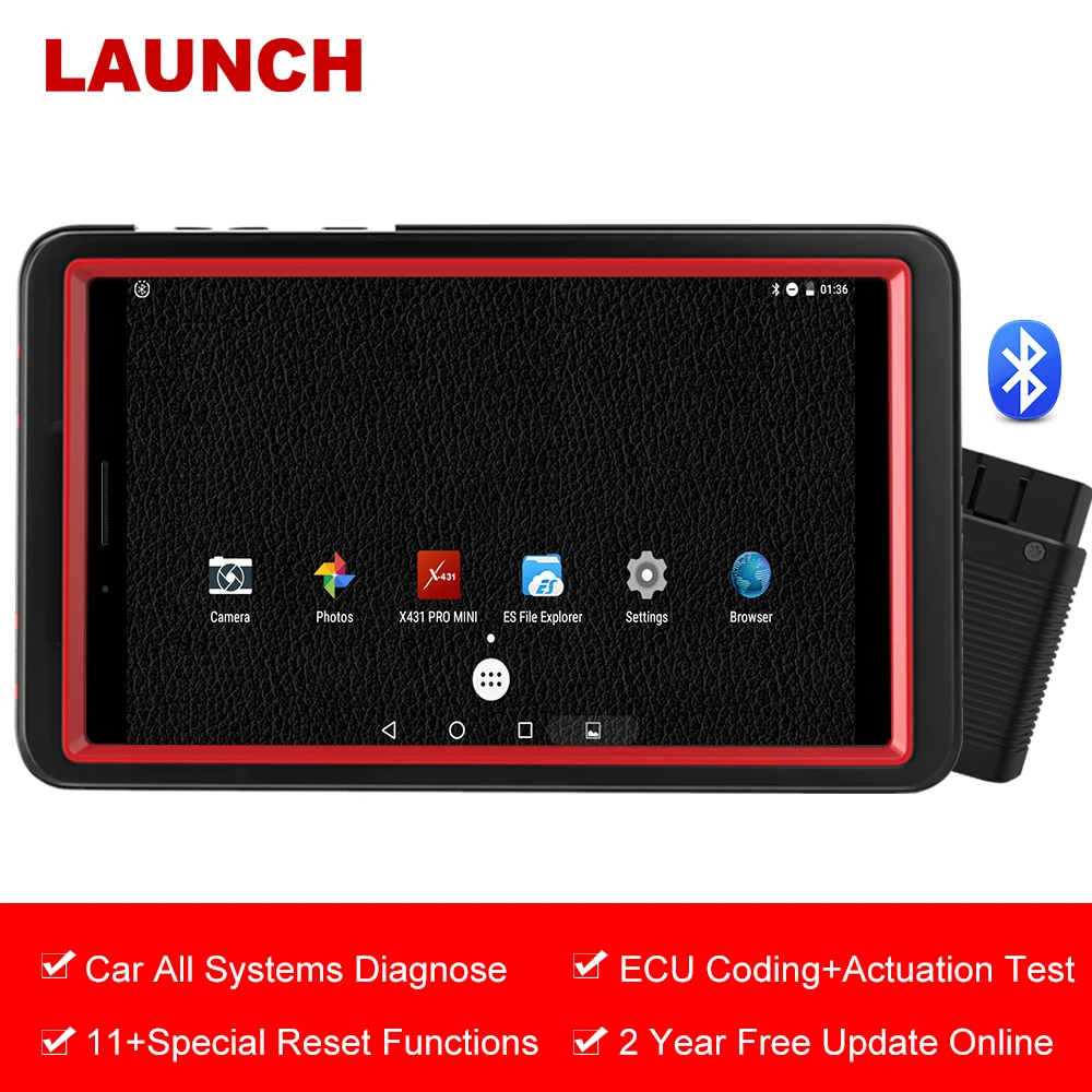 LAUNCH X431 Pro Mini ECU кодирование WiFi/Bluetooth полная система OBD2 автомобильный