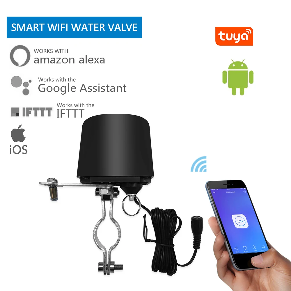 Умный переключатель Tuya для управления водяным клапаном Wi Fi домашней
