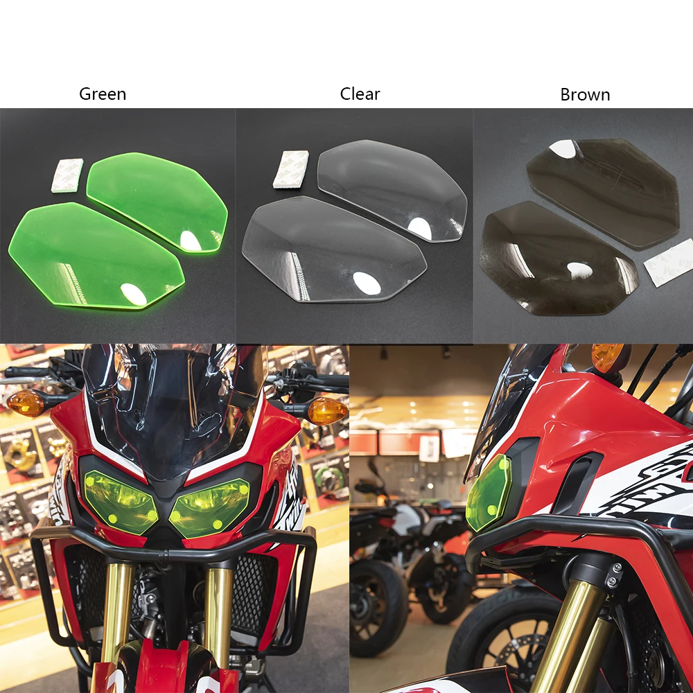 

Для передней фары мотоцикла Honda CRF1000L 2016 2017 2018 2019 Защитная крышка для передней фары