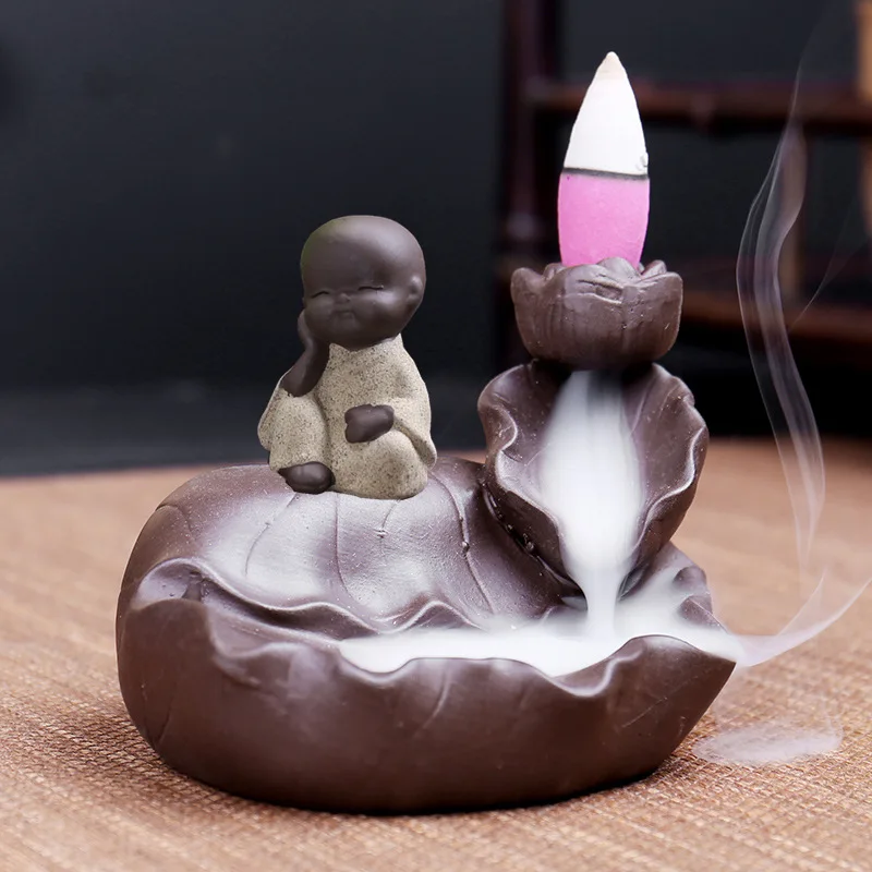 Курильница маленького монаха 1 шт. креативный домашний декор маленький держатель