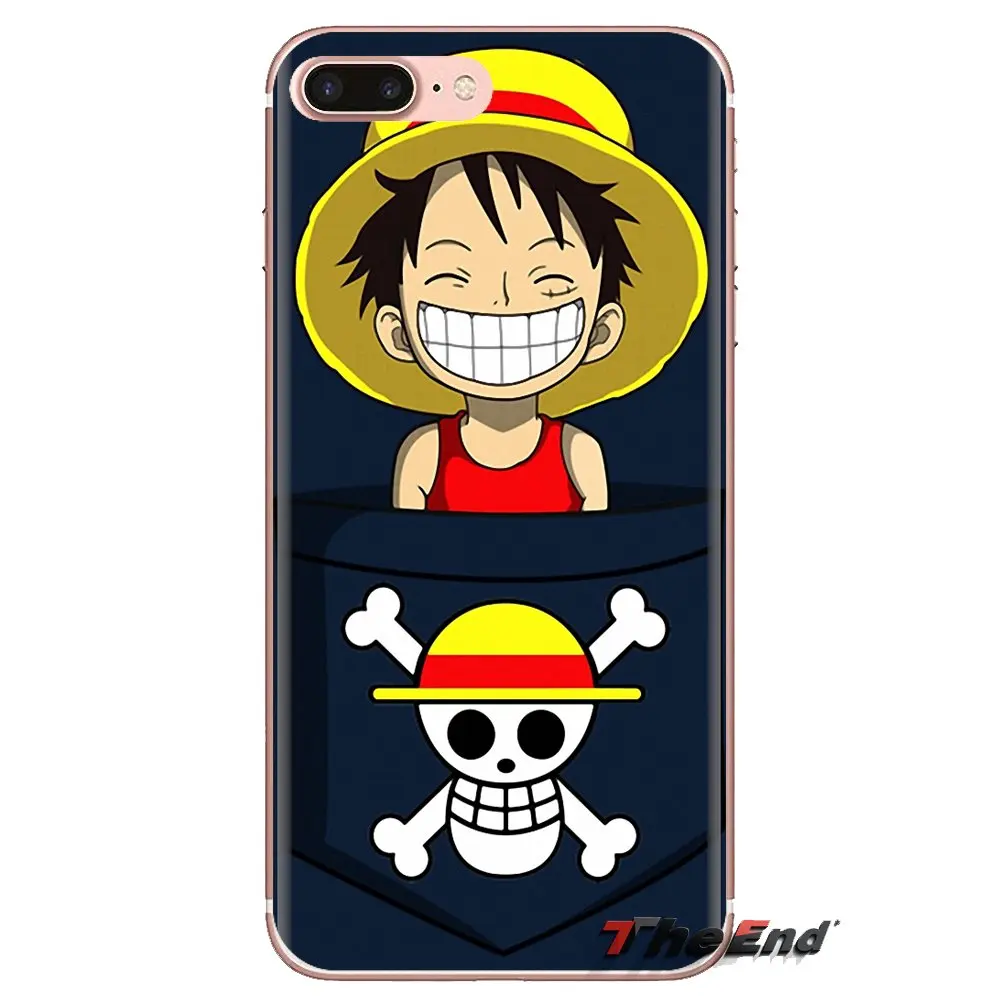 Luffy D Monkey One Piece For iPhone XS Max XR X 4 4S 5 5S 5C SE 6 6S 7 8 Plus Samsung Galaxy J1 J3 J5 J7 A3 A5 Soft Housing Case |