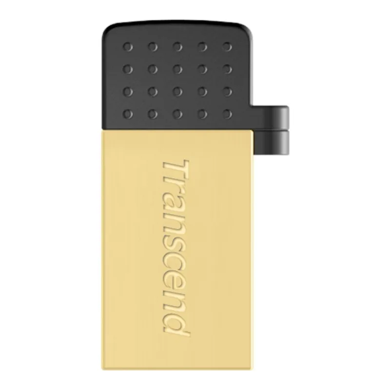 Флеш накопитель Transcend 32GB JetFlash 380 USB 2.0 металл золото TS32GJF380G|USB флэш-накопители| |