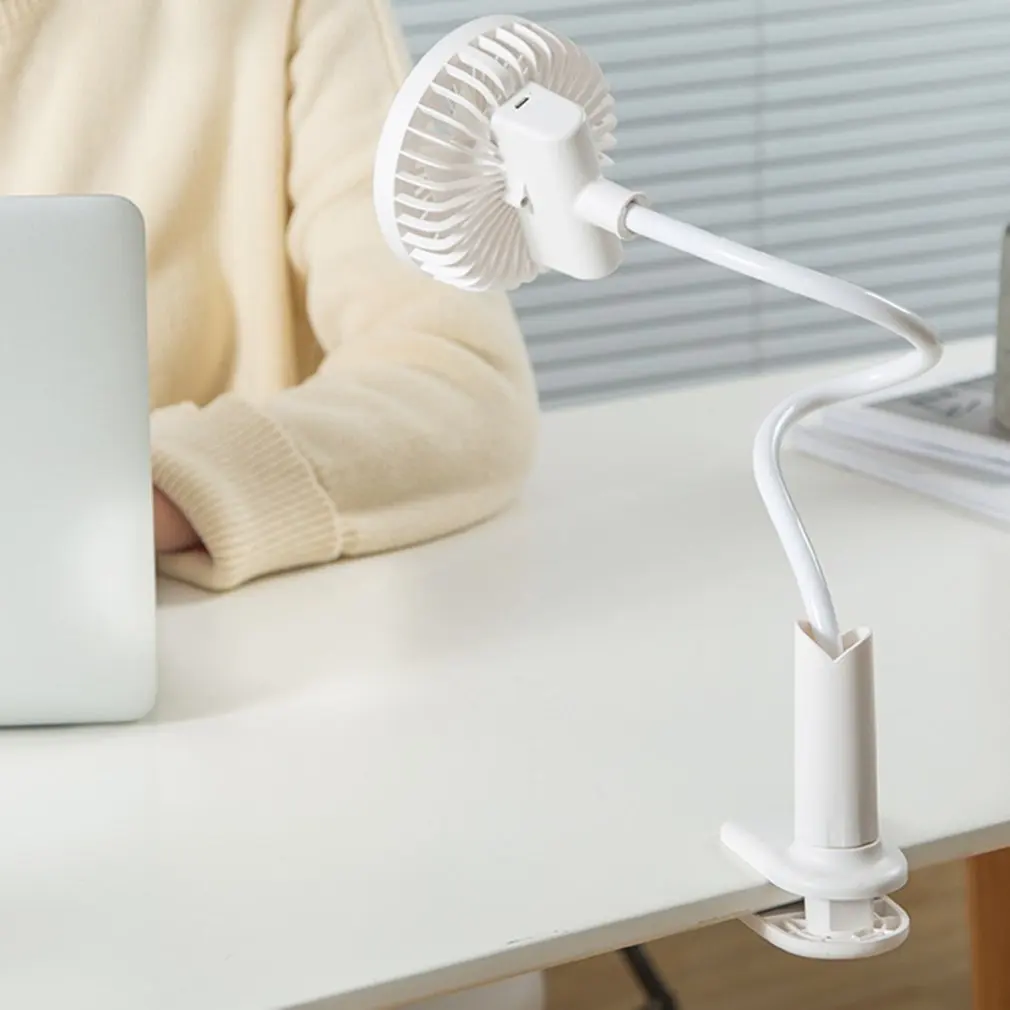 

Creative Personality Mini Usb Charging Clip Shower Table Lamp Small Fan Student Fan Summer Portable Small Fan