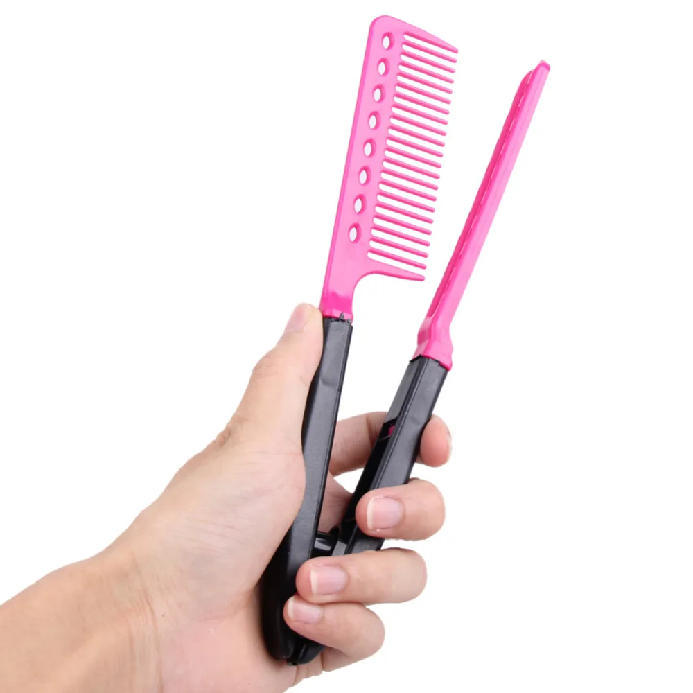 

Type Straightener Hair Combs DIY Salon Haircut Hairdressing Styling Tool Anti-static Combs Brush Styling Tools