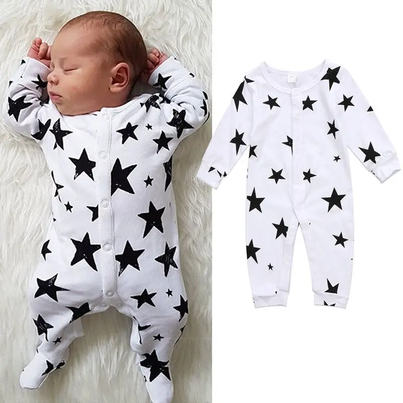 Cotton Newborn Rompers Kids Baby Girl Boy Warm Jumpsuit New Autumn Winter Infant Clothes Children Outfits | Детская одежда и обувь