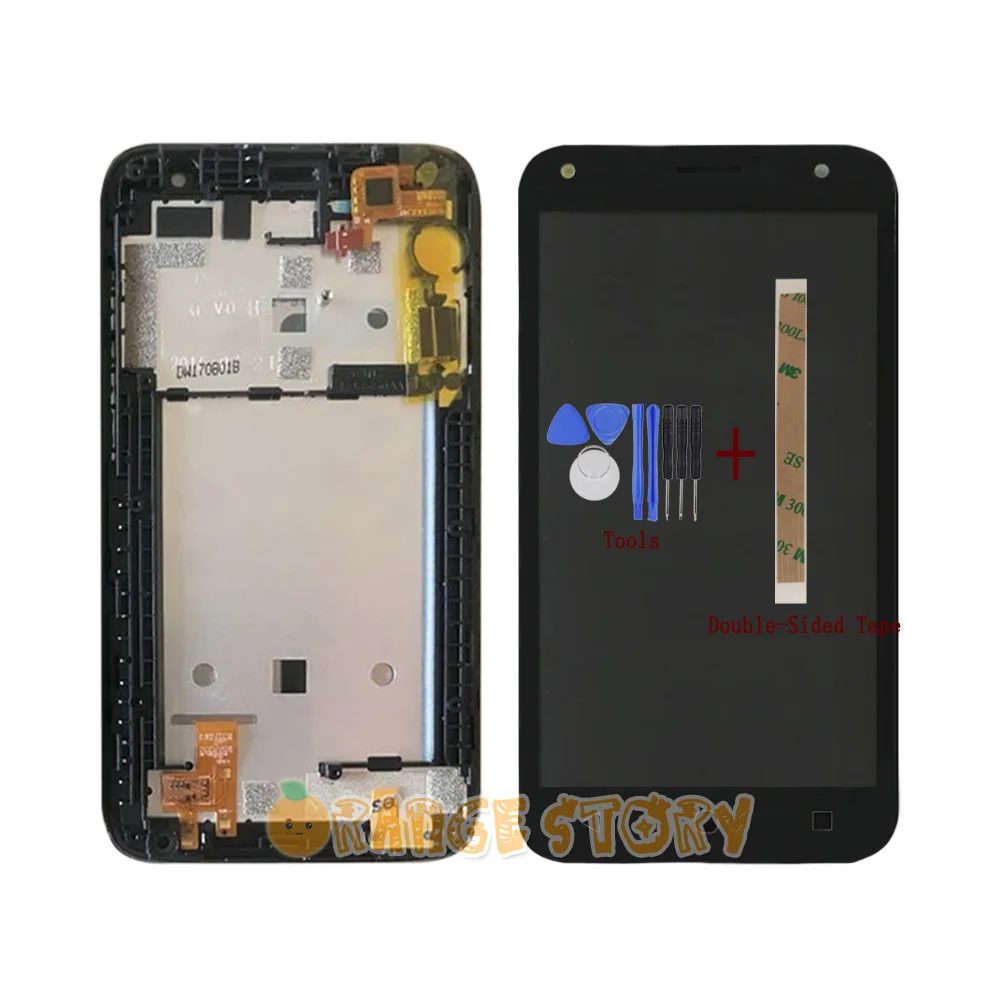 Для Alcatel Pixi 4 (5) 3g 5010E Полный ЖК-дисплей сенсорный экран сенсор стекло в сборе рамка