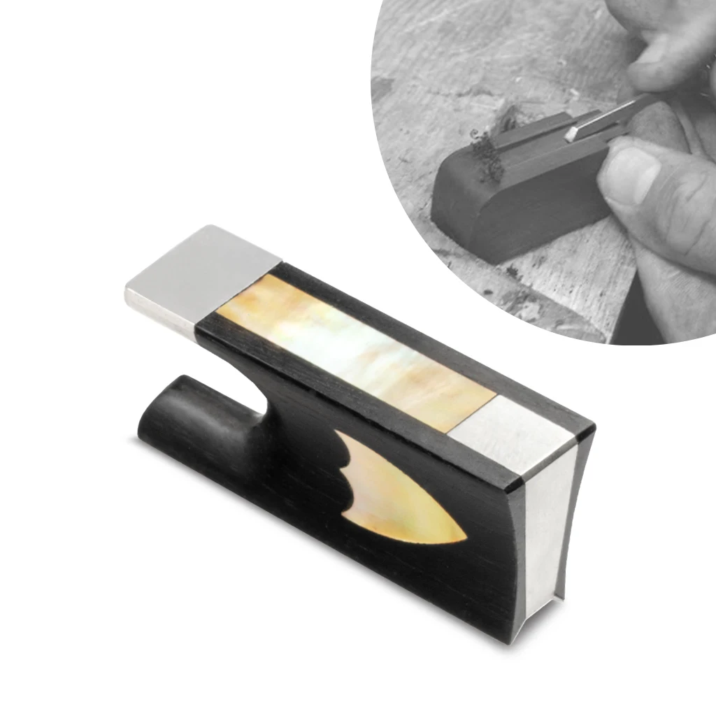 Сменный бант для скрипки BOWORK из эбенового дерева в виде лягушки с красивыми