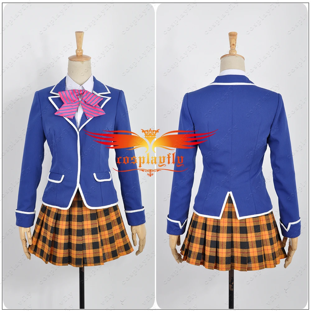 Костюм горничной из аниме продовольственные войны: Shokugeki No Soma Erina Nakiri костюм для