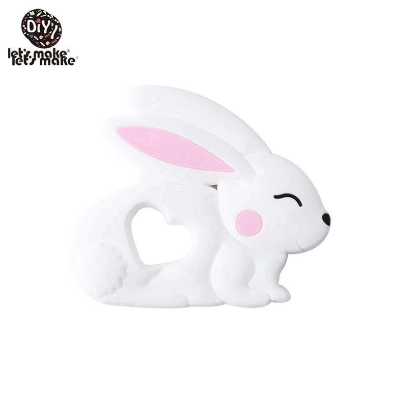 Let'S Make 1Pc Silicone Baby Teether Toddler Toys Diy Stroller Accessories For Pacifier Chain Owl Food Grade Toys Baby Teether - Цвет: 1ER129511