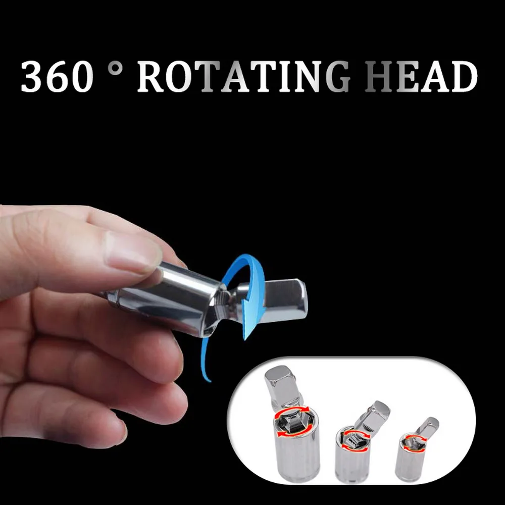 Универсальный шарнирный набор удлинительных прутков переходник ручной и