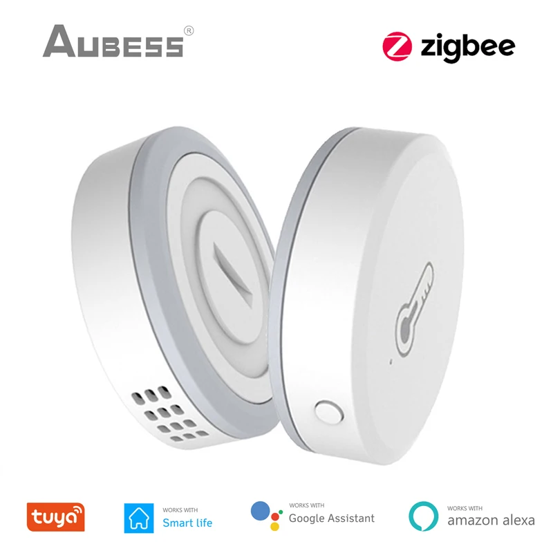 Датчик влажности и температуры Tuya Smart Life ZigBee гигрометр термометр детектор