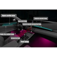 car ambient light 64 color set for lexus es 2013 2017 steering wheel control decorative atmosphere lamp illuminated led strip