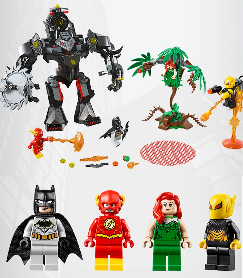 Лига Справедливости Бэтмен Aquaman Mera флэш мех строительные блоки Наборы кубиков