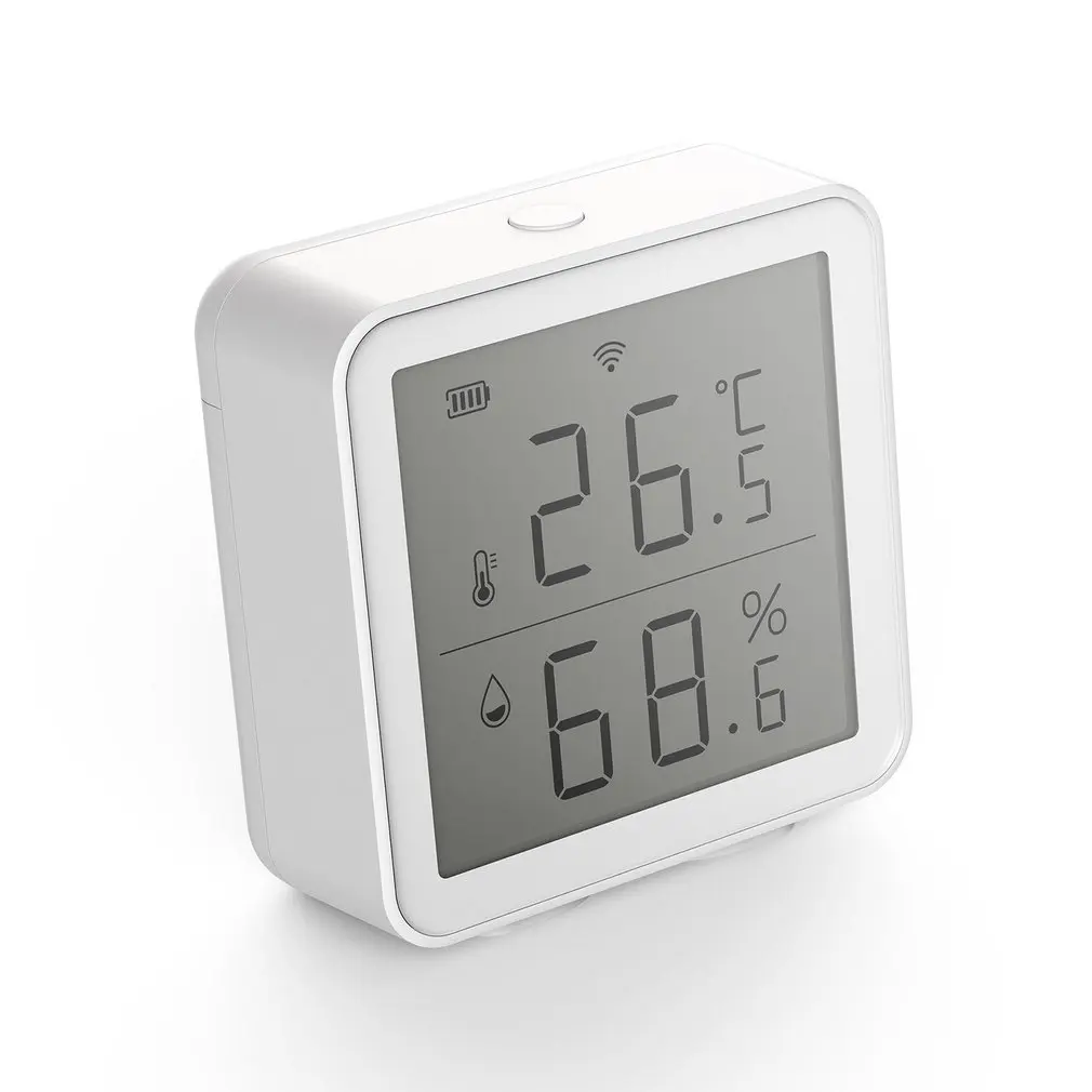 

Wifi Temperature Humidity Sensor Wireless Digital Indoor Thermometer Temperature And Humidity Measuring