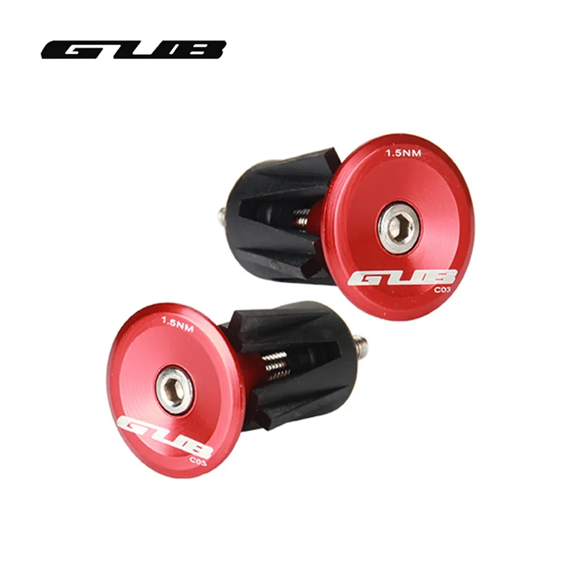 Велосипедные концевые заглушки GUB сверхлегкие алюминиевые наконечники для