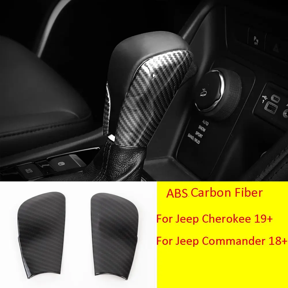 ABS Внутренний чехол для рычага переключения передач подходит кожаный с Jeep Cherokee 2019