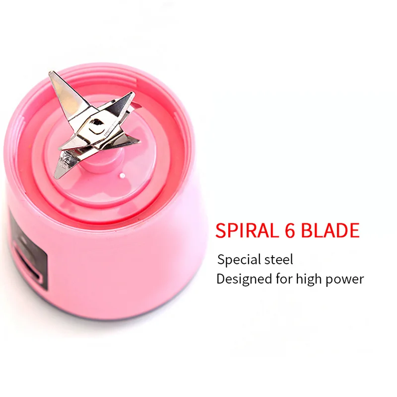 

Portable Blender Usb Mixer Electric Juicer Machine Smoothie Blender Food Processor Personal Blender Cup Juice Blenders
