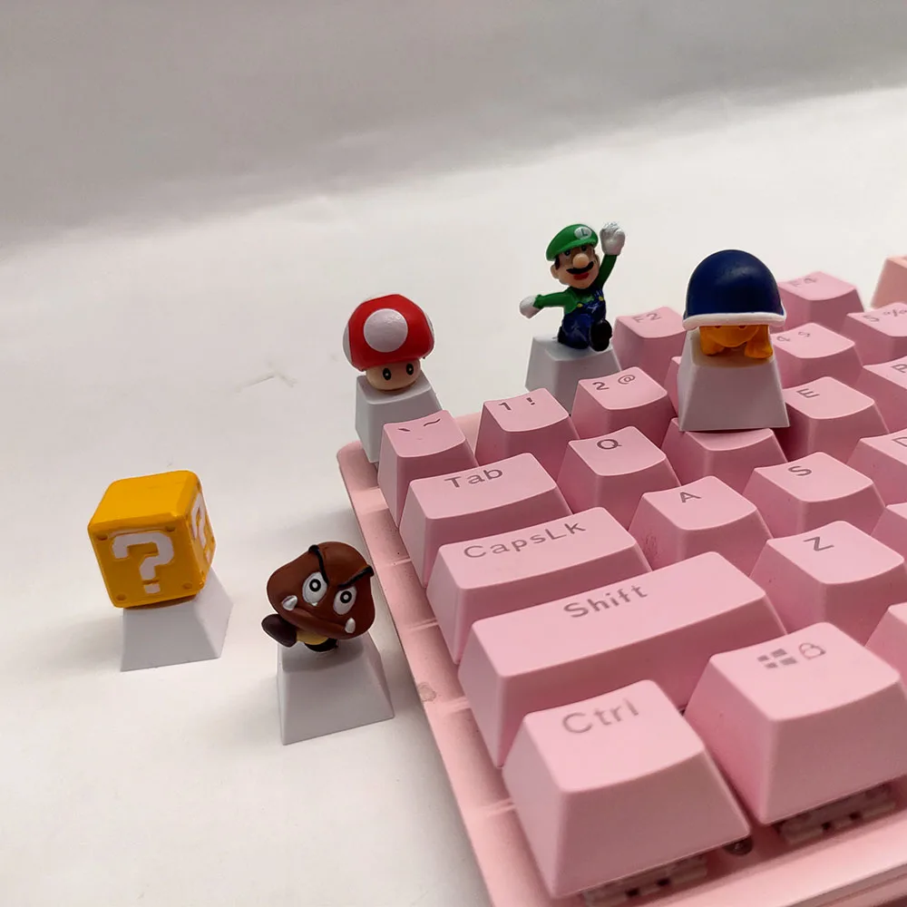

Keys For Gaming Mechanical Keyboard Keycaps Handmade Artisan PBT Personalized Custom Cute Kawaii Anime Cherry ESC Diy Key Cap
