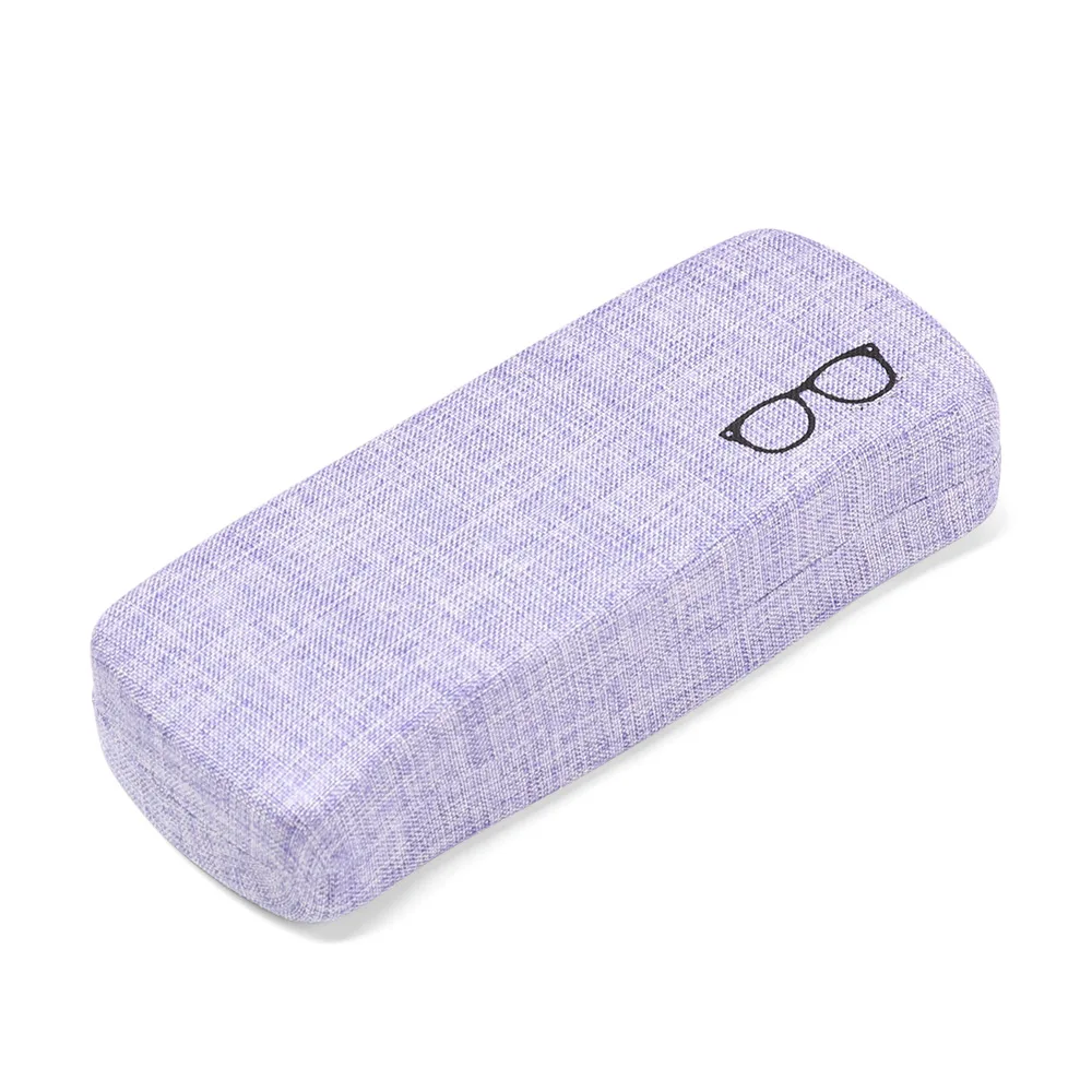 1Pcs New Linen Cloth Eye Glasses Hard Shell Protector Men Women Kids Reading Case Portable Sunglasses Box Eyewear | Аксессуары для