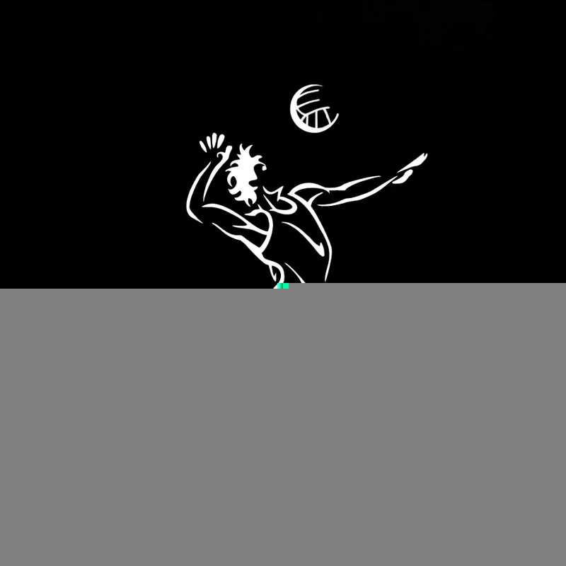 Интересный волейбольный плеер спортивный декор для Авто/бампера/окна виниловая