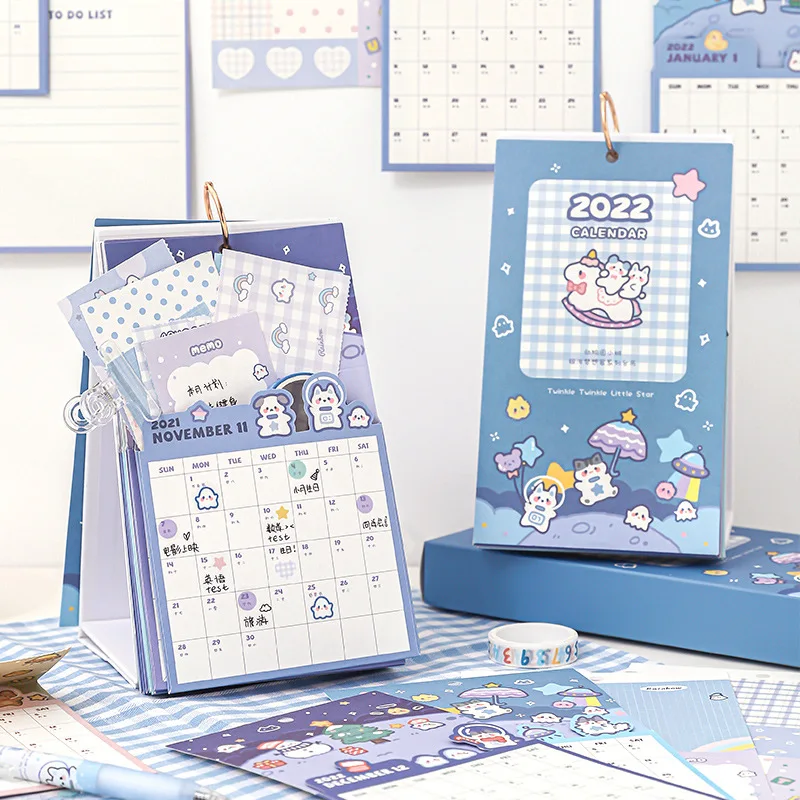 

Милый календарь для хранения, серия маленький класс зоопарка, креативный милый ручной календарь для записей, календарь для записей, календа...