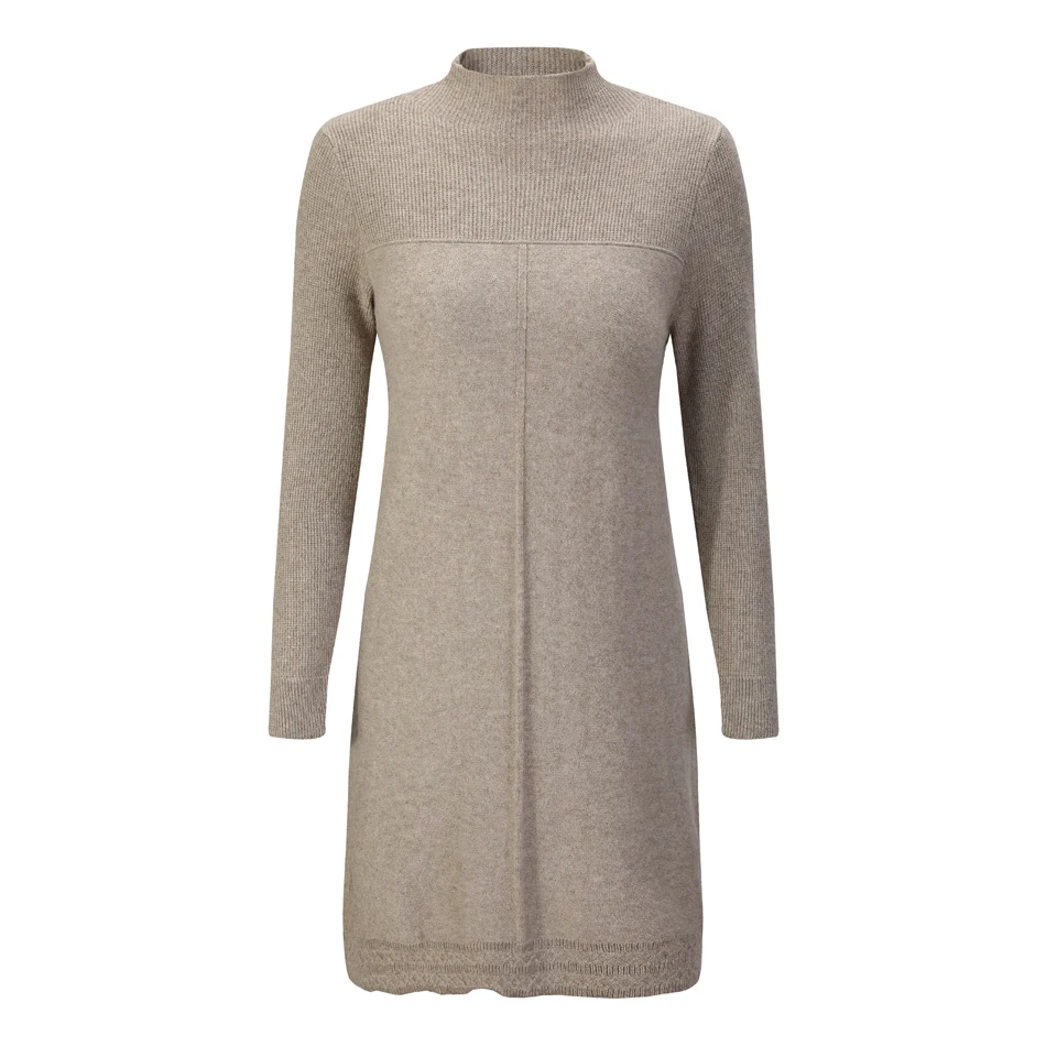 RMORE Inner Mongolian Cashmere цельнокроеное платье для женщин офисный стиль элегантный дизайн весна осень пуловер 12 Калибр вязаный в SlavaStore