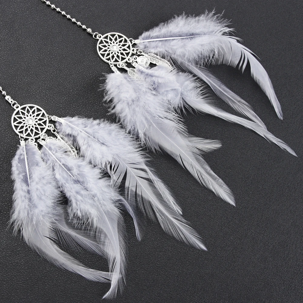 Автомобильная подвеска Ловец снов ветряные колокольчики украшение с перьями