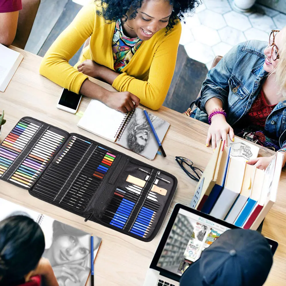 Набор карандашей для рисования 72 шт./компл. карандаши цветов|Рисовальные наборы| |