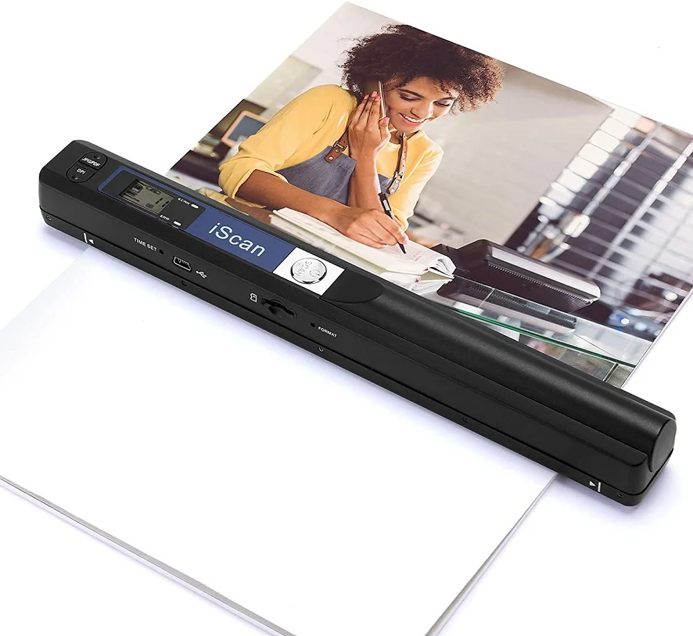 Portable Scanner 900 DPI Handheld A4 Document Scanner For Business Photo Picture Receipts Books Support JPG/PDF Format Document