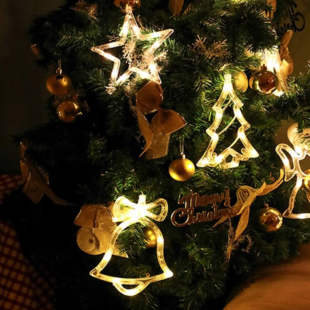 

Christmas Sucker Twinkle Star Light Christmas Twinkle Star Room Window Wall Christmas Tree Decoration Holiday Lights