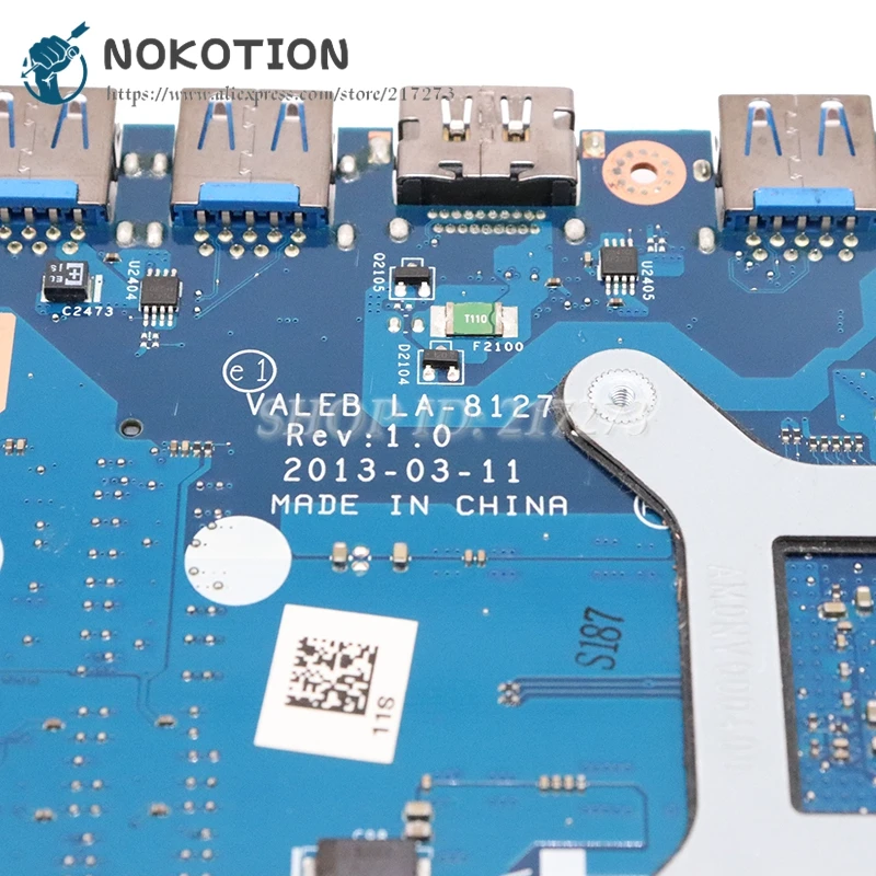 NOKOTION для lenovo Thinkpad E545 Материнская плата ноутбука 15," VALEB LA-8127P REV 1,0 04X4809 разъем FS1 основная плата DDR3