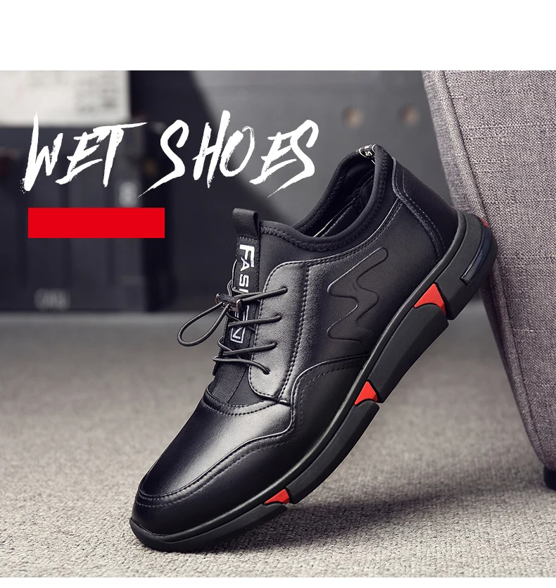 

Men's Shoes 2021 Spring And Autumn New Style Leather Casual Shoes Sport Casual Shoes Fashion Youth Breathable Shoes