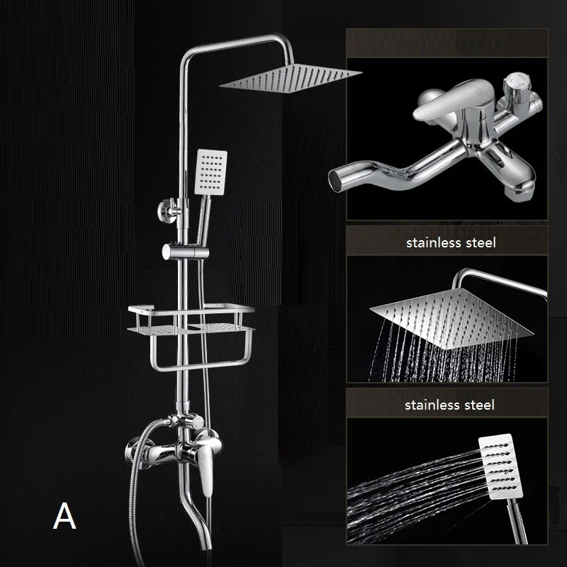 Painel Preto Regadera Doucheset Electrica Choveiro Conjunto Dusche Do Banheiro Douche Ducha Chuveiro Eletrico душ для ванной