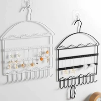 wall mount storage shelf jewelry organizer earring necklace holder storage rack display stand articulos para el hogar cocina