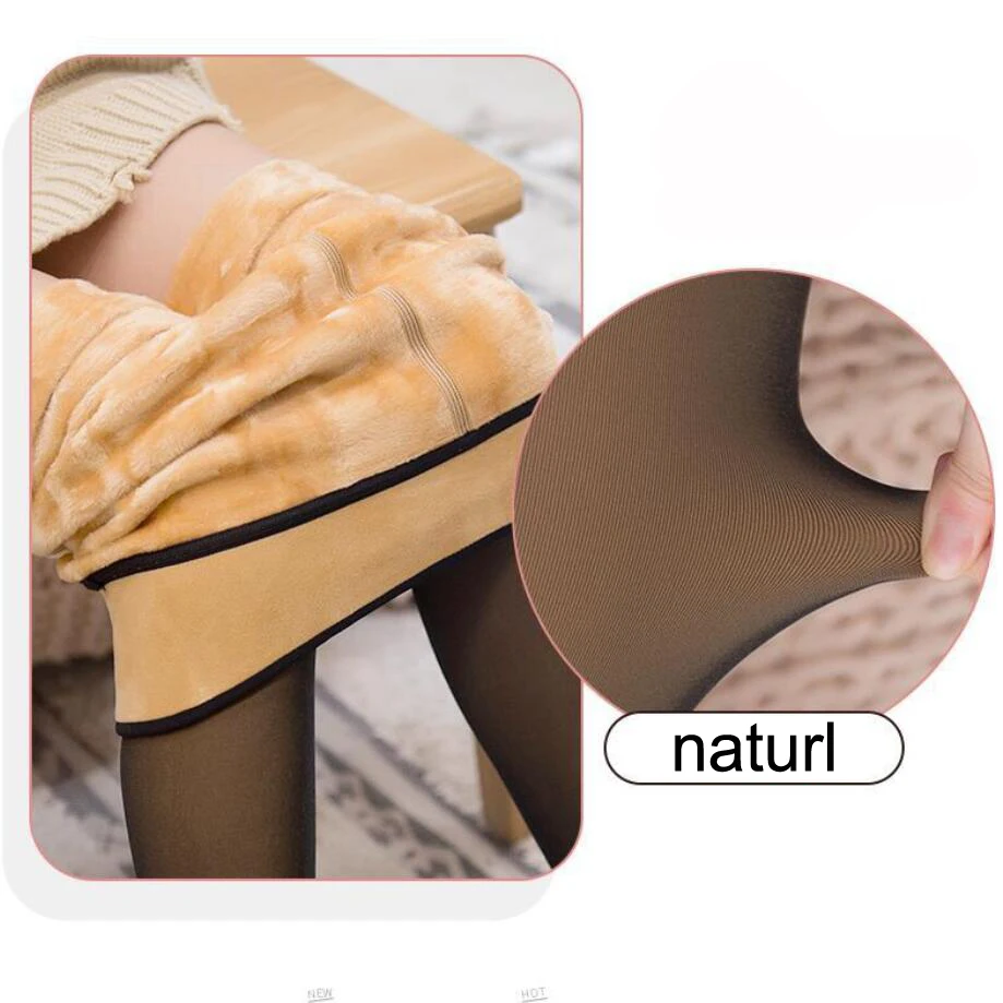 450 г зимние плотные бархатные черные женские колготки с имитацией кожи